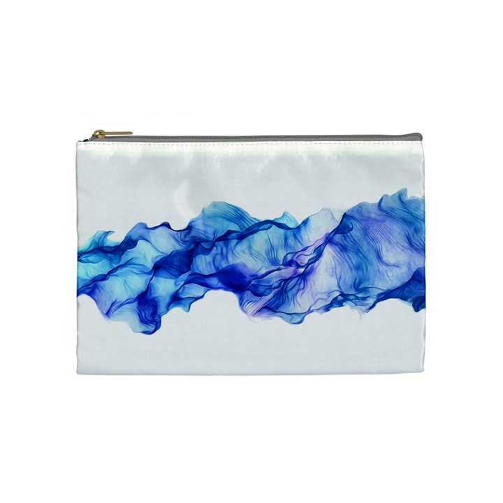 Blue smoke Cosmetic Bag (Medium)