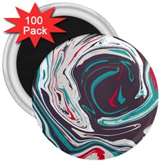 Vector Vivid Marble Pattern 1 3  Magnets (100 Pack) by goljakoff