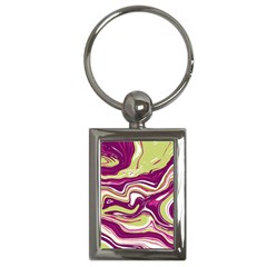 Purple Vivid Marble Pattern Key Chain (rectangle) by goljakoff