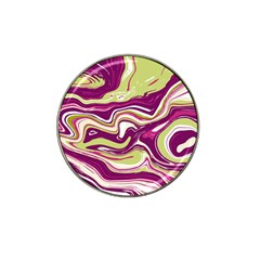 Purple Vivid Marble Pattern Hat Clip Ball Marker (4 Pack) by goljakoff