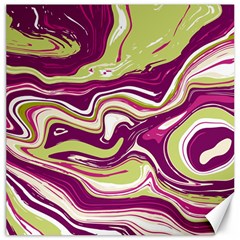Purple Vivid Marble Pattern Canvas 20  X 20  by goljakoff