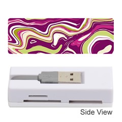 Purple Vivid Marble Pattern Memory Card Reader (stick) by goljakoff