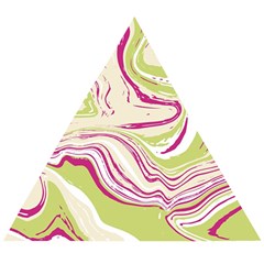 Vector Vivid Marble Pattern 6 Wooden Puzzle Triangle by goljakoff