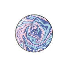 Blue Vivid Marble Pattern 10 Hat Clip Ball Marker by goljakoff