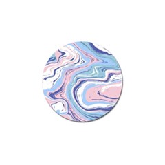 Rose And Blue Vivid Marble Pattern 11 Golf Ball Marker (10 Pack) by goljakoff