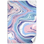 Rose and blue Vivid Marble Pattern 11 Canvas 24  x 36  23.35 x34.74  Canvas - 1