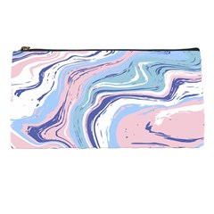 Rose And Blue Vivid Marble Pattern 11 Pencil Case by goljakoff