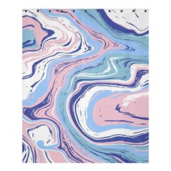 Rose And Blue Vivid Marble Pattern 11 Shower Curtain 60  X 72  (medium)  by goljakoff