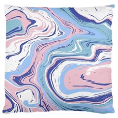 Rose And Blue Vivid Marble Pattern 11 Standard Flano Cushion Case (two Sides) by goljakoff