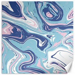 Blue Vivid Marble Pattern 12 Canvas 20  X 20  by goljakoff