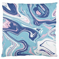 Blue Vivid Marble Pattern 12 Standard Flano Cushion Case (two Sides) by goljakoff