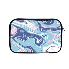 Blue Vivid Marble Pattern 12 Apple Macbook Pro 13  Zipper Case by goljakoff