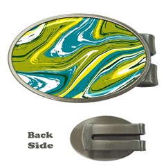 Vector Vivid Marble Pattern 13 Money Clips (oval)  by goljakoff