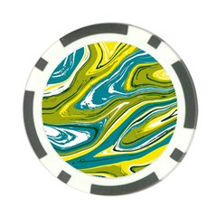 Vector Vivid Marble Pattern 13 Poker Chip Card Guard by goljakoff