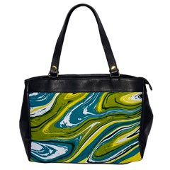 Vector Vivid Marble Pattern 13 Oversize Office Handbag by goljakoff