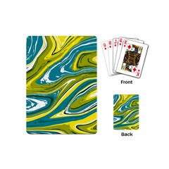 Vector Vivid Marble Pattern 13 Playing Cards Single Design (mini) by goljakoff