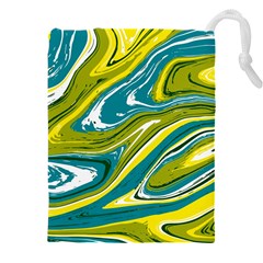 Vector Vivid Marble Pattern 13 Drawstring Pouch (5xl) by goljakoff