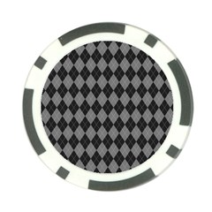 Black Diamonds Poker Chip Card Guard (10 Pack) by ArtsyWishy