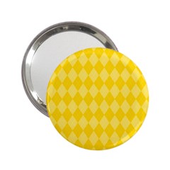 Yellow Diamonds 2 25  Handbag Mirror by ArtsyWishy