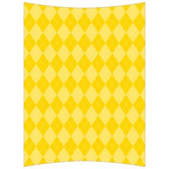 Yellow Diamonds Velour Seat Cushion by ArtsyWishy