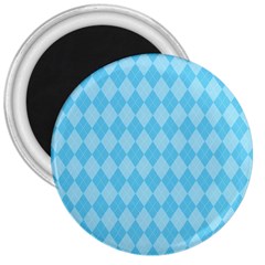 Baby Blue Design 3  Magnets by ArtsyWishy