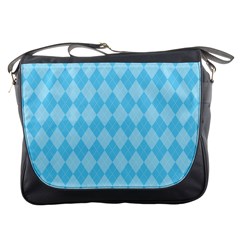 Baby Blue Design Messenger Bag