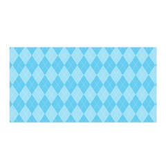 Baby Blue Design Satin Wrap