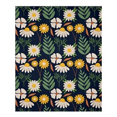 Flower Grey Pattern Floral Shower Curtain 60  X 72  (medium) 