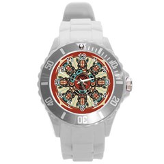 Grateful-dead-pacific-northwest-cover Round Plastic Sport Watch (l)