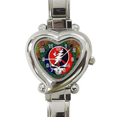 Grateful Dead - Heart Italian Charm Watch by Sapixe