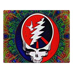 Grateful Dead - Double Sided Flano Blanket (large)  by Sapixe