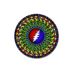 Grateful Dead Magnet 3  (round) by Sapixe