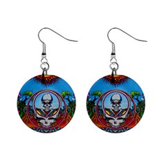 Grateful Dead Wallpapers Mini Button Earrings