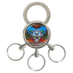 Grateful Dead Wallpapers 3-ring Key Chain