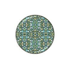 Stones Ornament Mosaic Print Pattern Hat Clip Ball Marker (10 Pack) by dflcprintsclothing