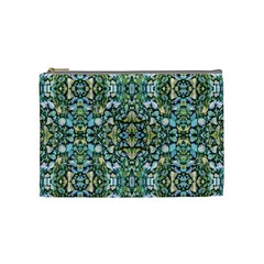 Stones Ornament Mosaic Print Pattern Cosmetic Bag (medium) by dflcprintsclothing