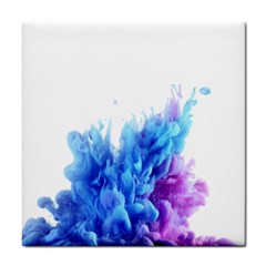 Abstract smoke Tile Coaster