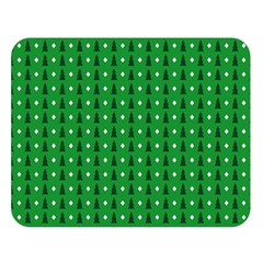 Green Christmas Tree Pattern Background Double Sided Flano Blanket (large)  by Amaryn4rt