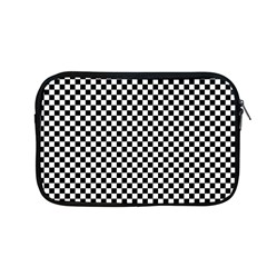 Black And White Checkerboard Background Board Checker Apple Macbook Pro 13  Zipper Case by Amaryn4rt