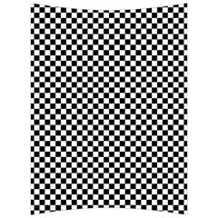 Black And White Checkerboard Background Board Checker Back Support Cushion by Amaryn4rt