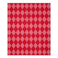 Red Diamonds Shower Curtain 60  X 72  (medium)  by ArtsyWishy