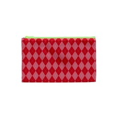 Red Diamonds Cosmetic Bag (xs) by ArtsyWishy