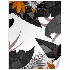 Natural Palm Plant Canvas 12  X 16 