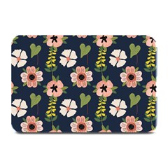 Flower White Grey Pattern Floral Plate Mats