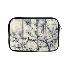 Black And White Botanical Motif Artwork 2 Apple Ipad Mini Zipper Cases by dflcprintsclothing