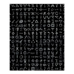 Alchemical Symbols - Collected Inverted Shower Curtain 60  X 72  (medium)  by WetdryvacsLair