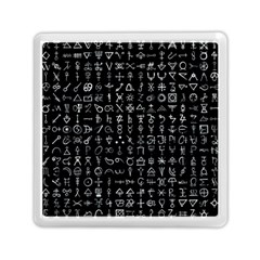 Alchemical Symbols - Collected Inverted Memory Card Reader (Square)
