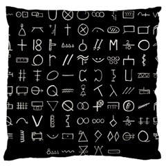 Hobo Signs Collected Inverted Large Cushion Case (two Sides) by WetdryvacsLair
