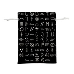 Hobo Signs Collected Inverted Lightweight Drawstring Pouch (l) by WetdryvacsLair