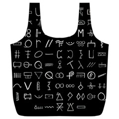 Hobo Signs Collected Inverted Full Print Recycle Bag (xxxl) by WetdryvacsLair